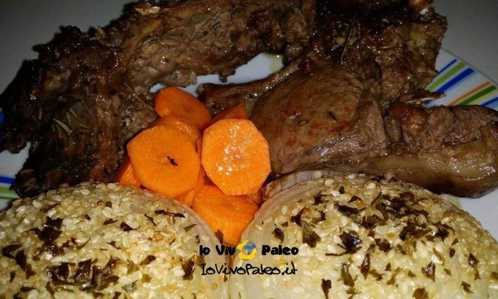 Cena Paleo con Cinghiale Cacciato e Cipolla al Forno